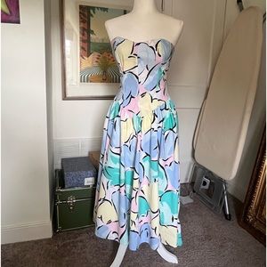 Vintage Strapless Dress